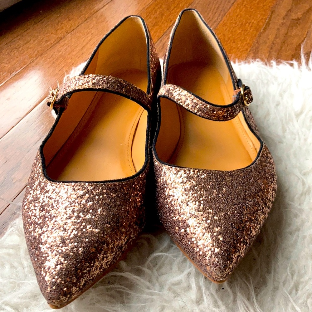 Sparkly flats